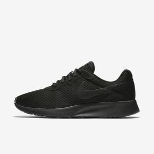 Trampki Męskie Nike Tanjun Czarne Ciemny Szare | NK294RMN